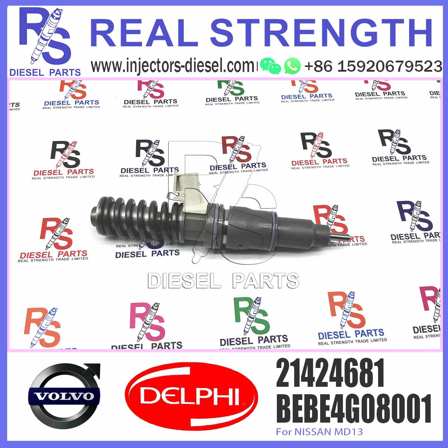 MD13 US07 Engine Diesel Injector 21424681 Unit Pump Injector Electronic Unit BEBE4G08001 For V-O-L-V TRUCK