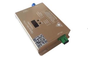 Wholesale 2 Output 10mw / 12mw Fiber Optic Transmitter Mini FTTH CATV Optical Transmitter 1550nm from china suppliers