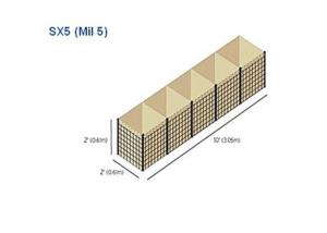 Wholesale Welded Wire Mesh Military Barrier , Defensive Wall Hesco Barrier Mil 5 2424 from china suppliers