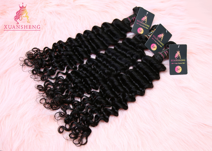 Raw Hair Malaysia Curly Bundles, 10A Virgin India Hair Factory Direct Supply