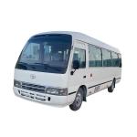 Used Toyota 30 Seater Coaster Bus with Double Circuit Air Brake in Excellent