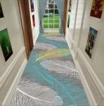 Tulip And Peony Flower Entrance Large Commercial Floor Mat Hotel Corridor
