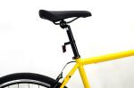 Yellow Steel Mens Hybrid Speed Bike 21 Speed 700C