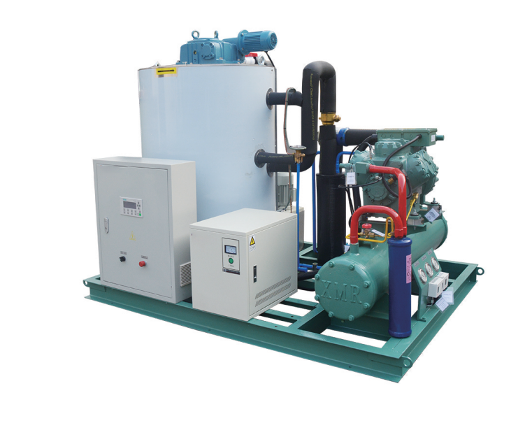 Icemedal Small 21 Kg Flake Ice Making Machine PLC Control System