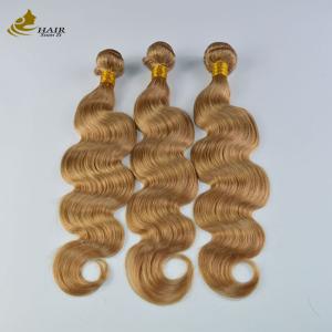 Wholesale Body Wave Ombre Curly Extensions Brown Colored Weaving Hair from china suppliers