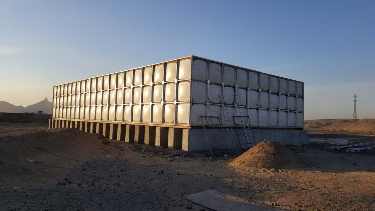 ODM Glassfiber Plastic Water Storage Tanks Grp Sectional Panel Tank For Irrigation