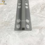 External Edge Metal Trim Expansion Joint Profile Silver Rubber OEM