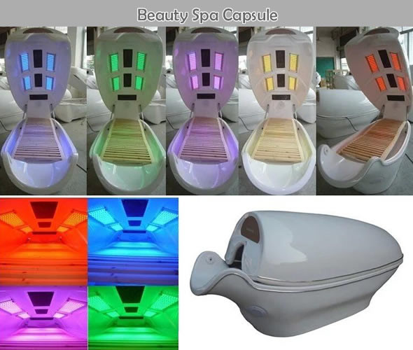 Beauty Salon Slim Isolation Float Tank 4 Color Light Infrared Sauna Capsule