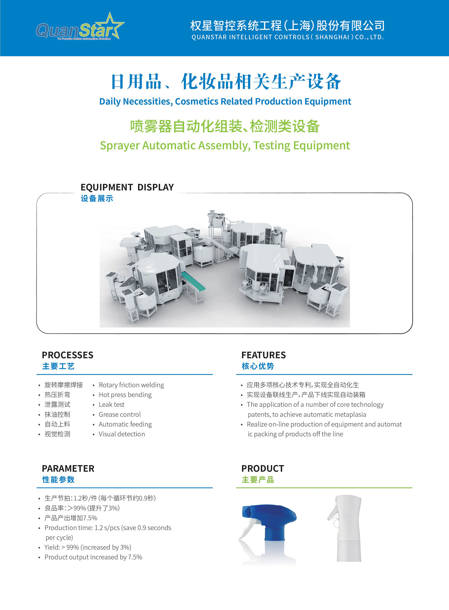 PLC Automatic Assembly Machine For Sprayer Pump Automation Machinery
