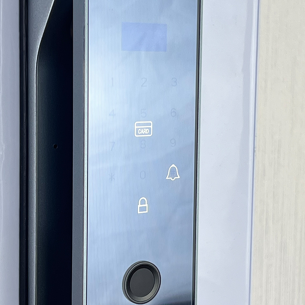 Smart Fingerprint House Door Lock Face Recognition Aluminum Alloy Material
