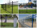 Galvanized Steel Wire Mesh Fence Panels Picket Tubular For Boundary Wall