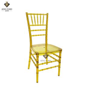 Wholesale SGS Event Wedding Plastic Chairs PC Material K/D Design Stain Resistant from china suppliers