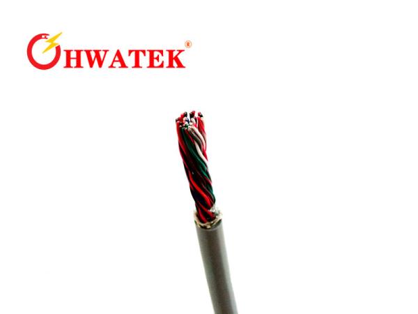Computer Connection Cables Low Voltage , Braided Electrical Cable UL21099 80 ℃