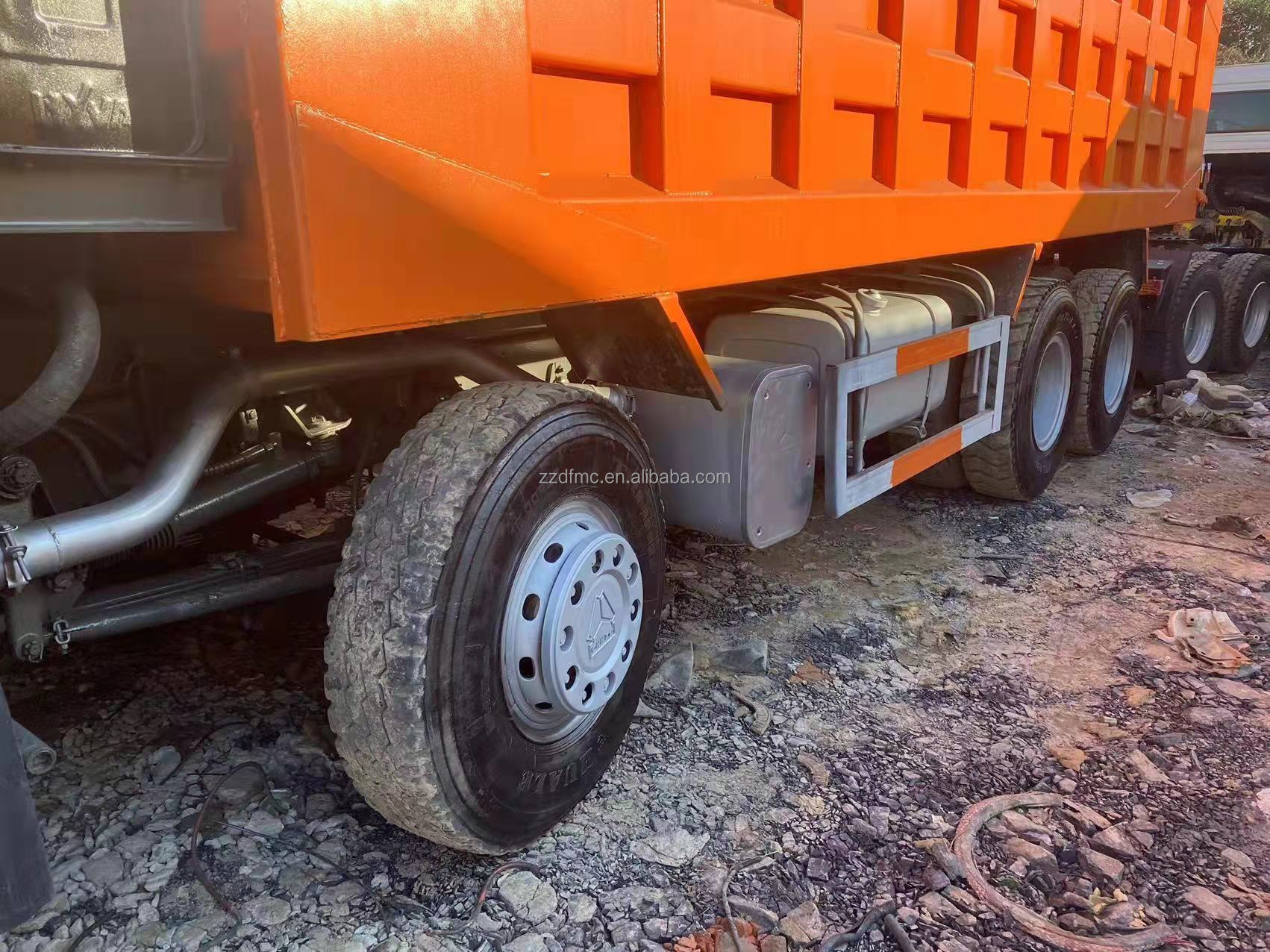 40 ton 12 tyres Howo 8X4 336HP 371HP 420 HP Second Hand Tipper Truck with Consumption
