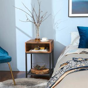 Wholesale Small Nightstands, Industrial Bedside Table, Nightstands for Bedroom, ULET46X from china suppliers