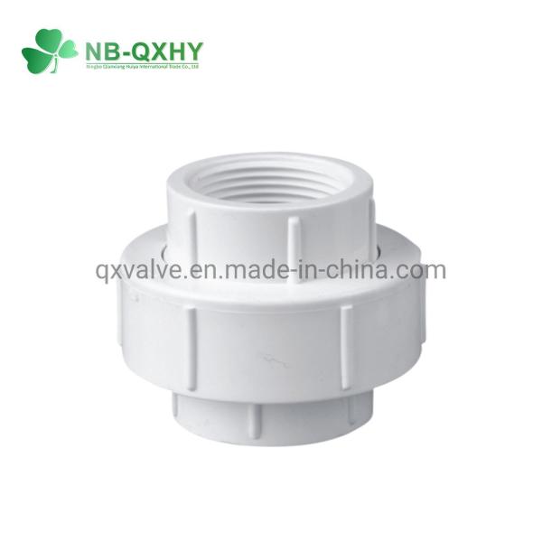 Pn16 Pressure Rating PVC Female Threaded Union Joint Fitting for Water Supply