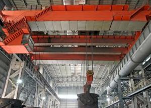 Wholesale Steel Mill Plant 32 / 10t Metallurgical Double Beam Ladle Crane With Cabin Control from china suppliers
