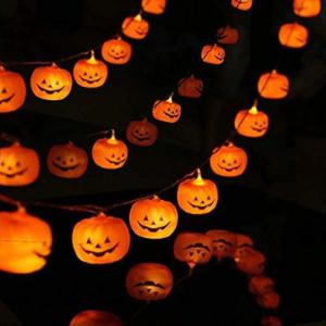 Wholesale Indoor Outdoor Halloween Christmas Ornaments LED Pumpkin String Lights from china suppliers