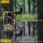 2.0 Inch Night Vision Trail Camera 0.4 Second WiFi Waterproof Animal Monitoring