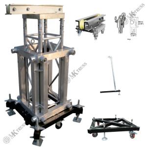 Wholesale 520 Truss Compatible Mobile Tower Staging Show with Aluminum Lift in Silver/Black from china suppliers