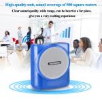 Wireless and Wired Megaphone Support Professional Voice Amplifier Speakers