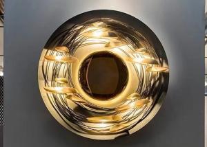 Wholesale Luxury Stair Lamp Contemporary Led Gold decorative Wall Lamp For Hotel from china suppliers