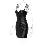 OEM maufactory New Women's Deep V -neck sleveless polyester Deep -back dress