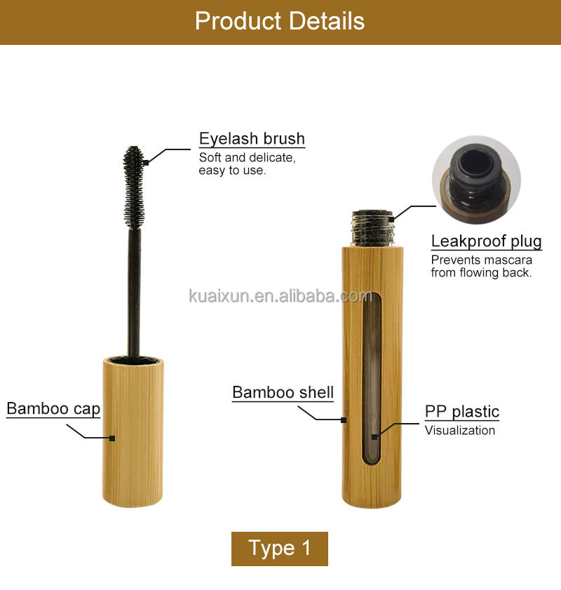 10g Empty Mascara Tubes Bulk Container 0.2oz 20mm 0.8in Eco Friendly
