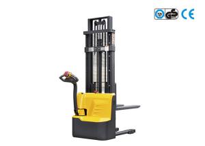 Wholesale Walkie Type Full Electric Pallet Stacker For Narrow Aisle 24V / 105Ah from china suppliers