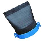 Customizable DN50 PN16 carbon steel clamp blowdown rubber check valve
