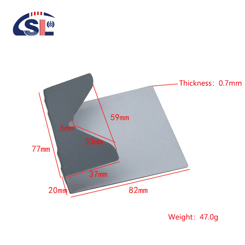 Hotel Mirror Hangers Square Gass Plate Mirror Metal Hooks for Frameless Glass Mirrors