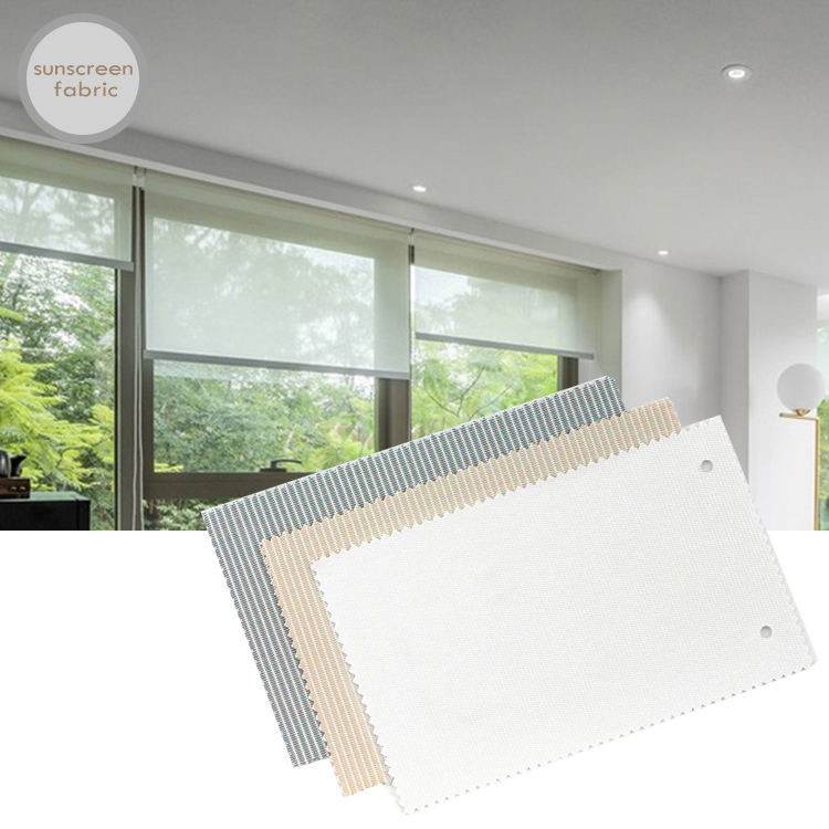 5% Openness Polyester Sunscreen Fabric For Roller Curtain Window Blinds