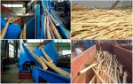 11KW Carbon Steel Wood Peeling Machine 3000KG
