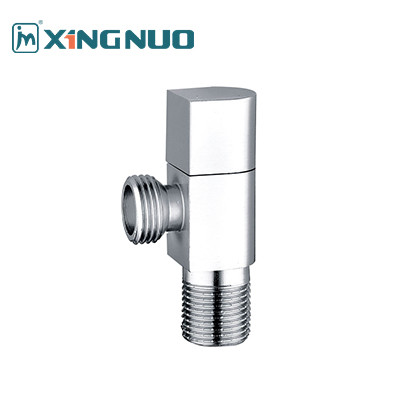 nickel plating brass angle valve for bathroom Manual Brass One Way Check Valve Brass Angle Valve with Decorative Cover