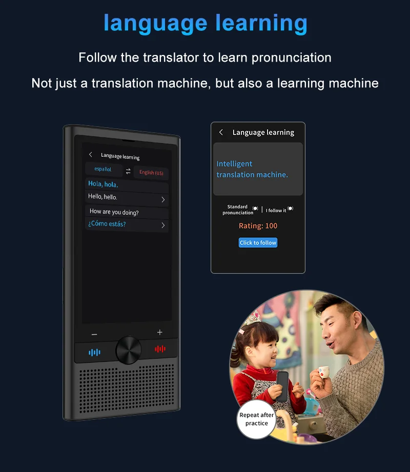 S10 4G WIFI Portable Smart Voice Translator Master Translation Machine