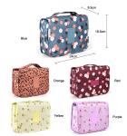 Hanging Nylon / Mesh Waterproof Cosmetic Bag Cover Type 24 * 22 * 9 . 5CM