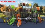 Kids Outdoor Play Equipment Children Slide Equipment International Certification