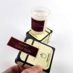 Aromatherapy Velvet Candle Label Printing Gold Foil Double Layer Candle Sticker