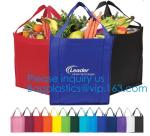 Nonwoven fabric Grocery Tote, Reinforced Handle Heavy Duty Large Shopping,