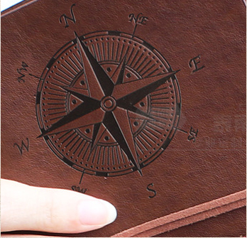 Imitation Leather Cover A5 A6 Brown Kraft Notebook With Daily Weekly Monthly Planner