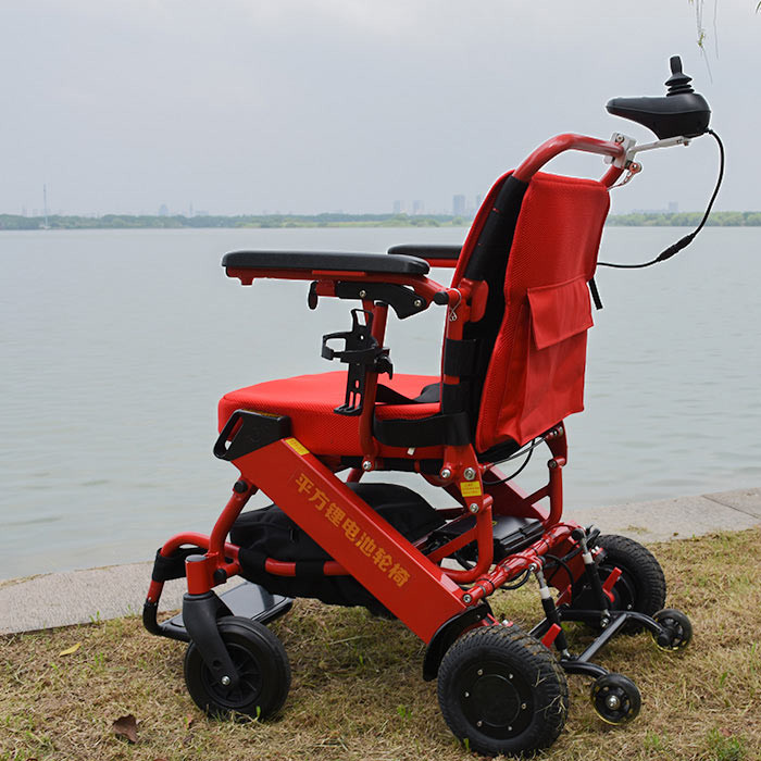 Disabled Lithium Ion 100KG Small Electric Wheelchair