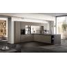 Buy cheap Classic Modern Grey Kitchen Cabinets Customized Fitted Kitchen Cabinet With Bar from wholesalers