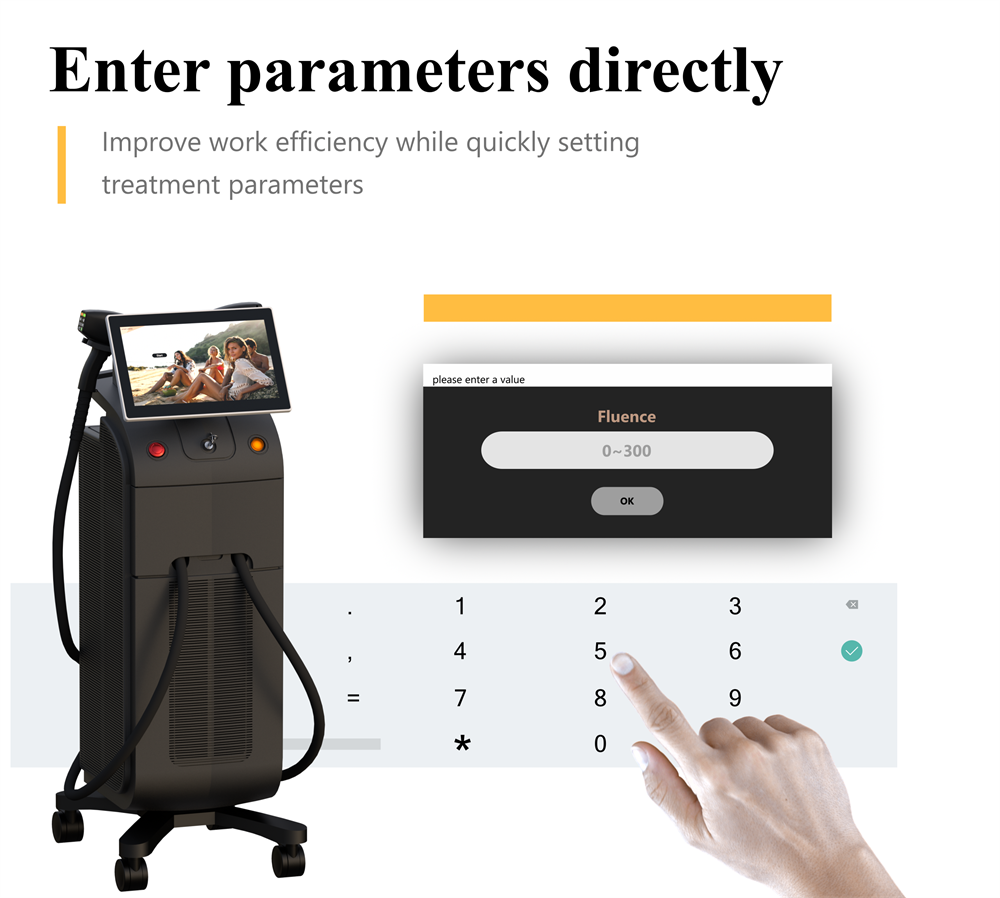 Spa Laser Hair Removal Machine Diode Stationary Style For Skin Tightening / Pore Remover,