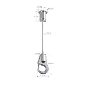Wholesale Suspended Wire Lighting Kit With Lobster Gripper Hook YW86335 from china suppliers