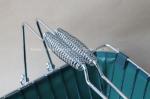 Green Color W215mm L285mm Wire Basket for Bathroom,Kicthen With Handles，Base