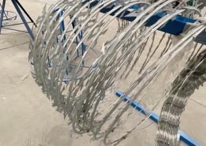 Wholesale Hot Dipped Galvanized Razor Wire Coils Single Or Concertina For Prision from china suppliers