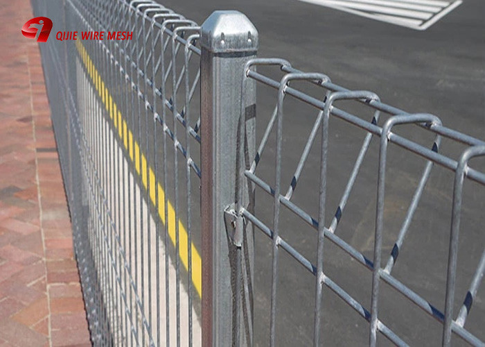 PVC Coated Or Galvanized Rolltop Weld BRC Fencing Mesh Panel For Welded Wire