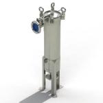 Weight KG 62 Turtle-Back Single-Bag Filter Housing for Filtration in Food