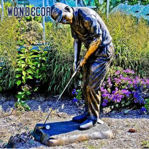 Wholesale Customized Golf Player Bronze Athlete Statue For Outdoor Decoration from china suppliers