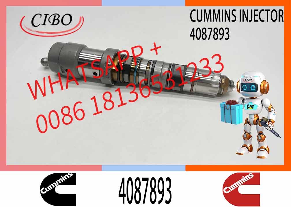 Diesel Fuel Injector 4326780 4001813 4087893 4088427 For Cummins QSK60 Engine